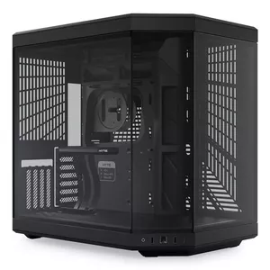 PC Case HYTE Y70 Midi Tower Black — supports ATX/EATX/ITX, GPU length up to 422 mm, CPU cooler height 180 mm, tempered glass