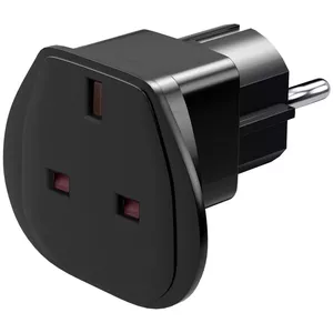 Ceļojumu adapteris Goobay UK uz EU Melns 94271