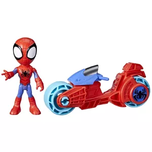 Фигурка Hasbro Marvel Spidey and His Amazing Friends с игрушечным мотоциклом