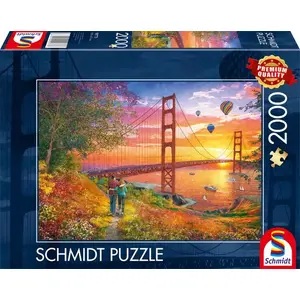 Пазл Schmidt Spiele Прогулка к Золотым Воротам 2000 шт
