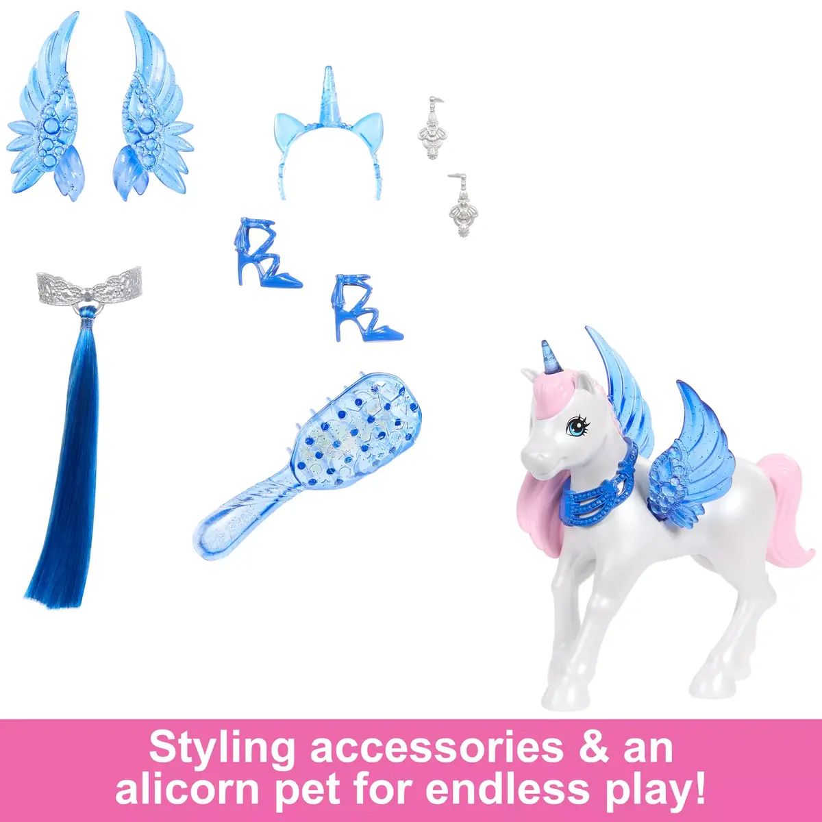 Modes lelle Barbie A Touch of Magic Unicorn Toy 65. gadadiena Photo 8