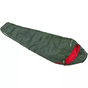 Спальный мешок High Peak Mummy Black Arrow ECO — модель 23230, тёмно‑зелёный/красный