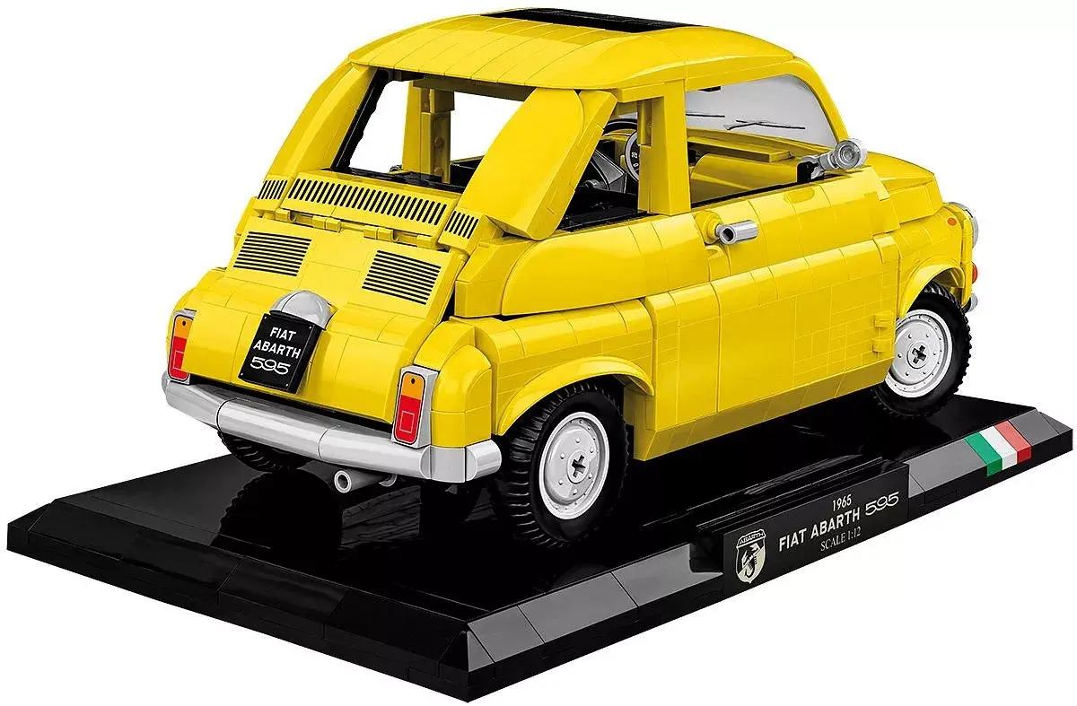 Būvniecības bloki COBI Fiat Abarth 595 Executive Edition Photo 2