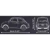 Būvniecības bloki COBI Fiat Abarth 595 Executive Edition Photo 5