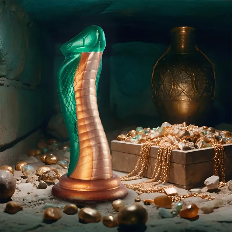 Dildo EPIC Silikona Kobra Zaļā, D-239475
