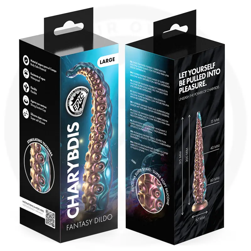 Dildo EPIC CHARYBDIS silikona, zaļš Photo 10
