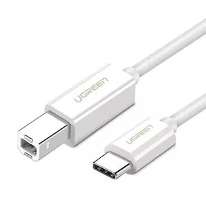 Ugreen 40560 USB cable 1 m USB 2.0 USB C USB B White