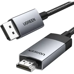 DisplayPort to HDMI cable UGREEN 1m Model 15773, passive adapter cable for video/audio