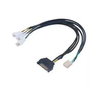 Кабель SATA 15-pin Akasa FLEXA FP3S 0.3 м