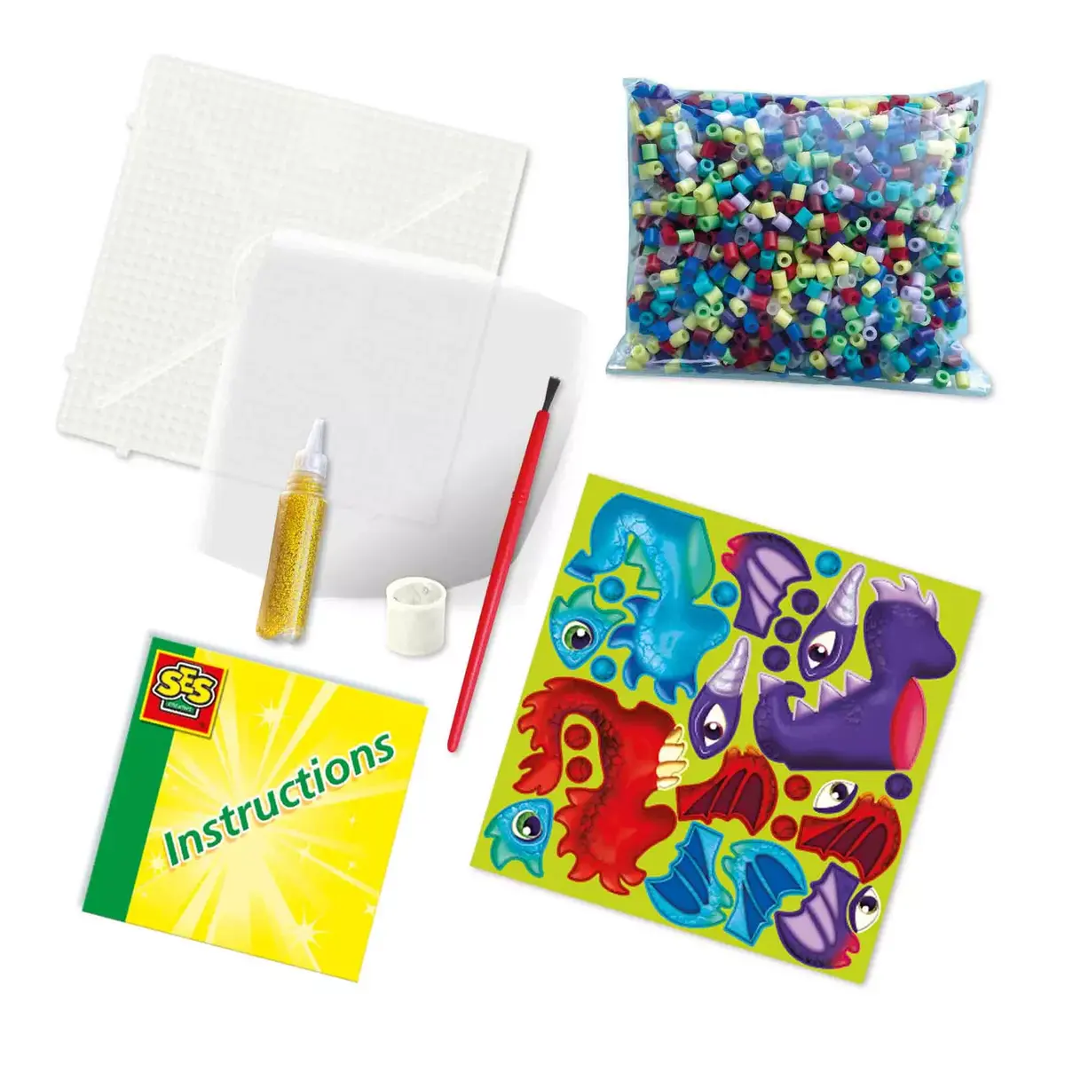 SES Beedz Iron-on beads Dragons — 1,800 pcs Photo 2