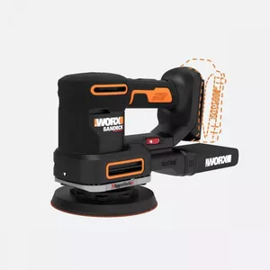 WORX WX820L.9 portatīvā slīpmašīna Diska slīpmašīna 10000 RPM Melns, Dzeltens