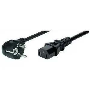 Сетевой кабель Tecline 808010 черный 1.8 м