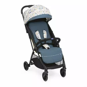 Vieglā ratiņu CHICCO modelis 8087068780000 — 1 sēdeklis, līdz 48 mēnešiem, P870×D490×A1060 mm, melns/zaļš/balts