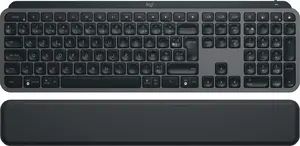 Клавиатура Logitech MX Keys S — полноразмерная 100% AZERTY французская, RF Wireless + Bluetooth, Graphite