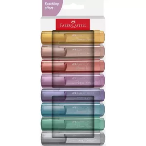 Marķieris Faber-Castell Textliner 46 Metallic 8 gab.