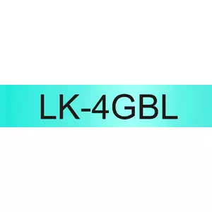 Label tape Epson LK-4GBL Black on green 1.2 cm x 9 m