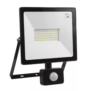LED floodlight MACLEAN MCE650 slim 50W 4000 lm neutral white 4000K IP44 with PIR motion sensor