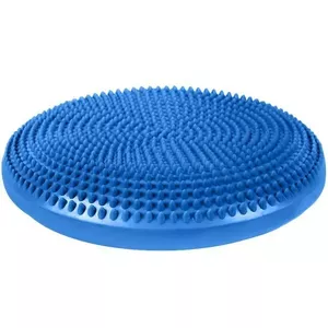 Piepūšams līdzsvara spilvens MDH Sensory Balance Disc DRQM3C0CHXUXP, zils, PVC, Ø350 mm, augstums 60 mm, max slodze 200 kg, ar taustekļiem