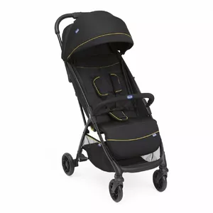 Viegls ratiņš CHICCO Glee — 1 sēdvieta, līdz 48 mēnešiem, 870×490×1060 mm, melns