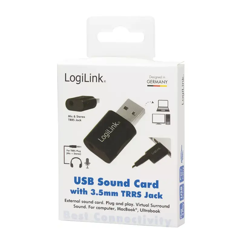 USB audio card LogiLink 250-08729 UA0299 Photo 7