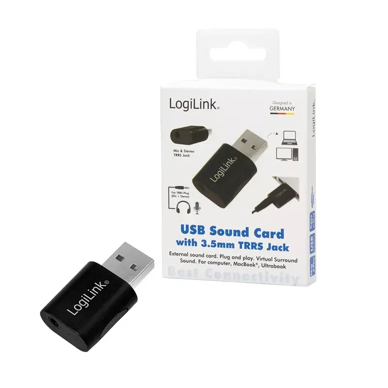 USB audio card LogiLink 250-08729 UA0299 Photo 8