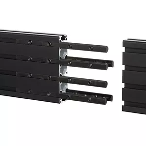 Mounting rail B-Tech BT8390 Extension Kit Black 12mm width 8mm depth 180mm length
