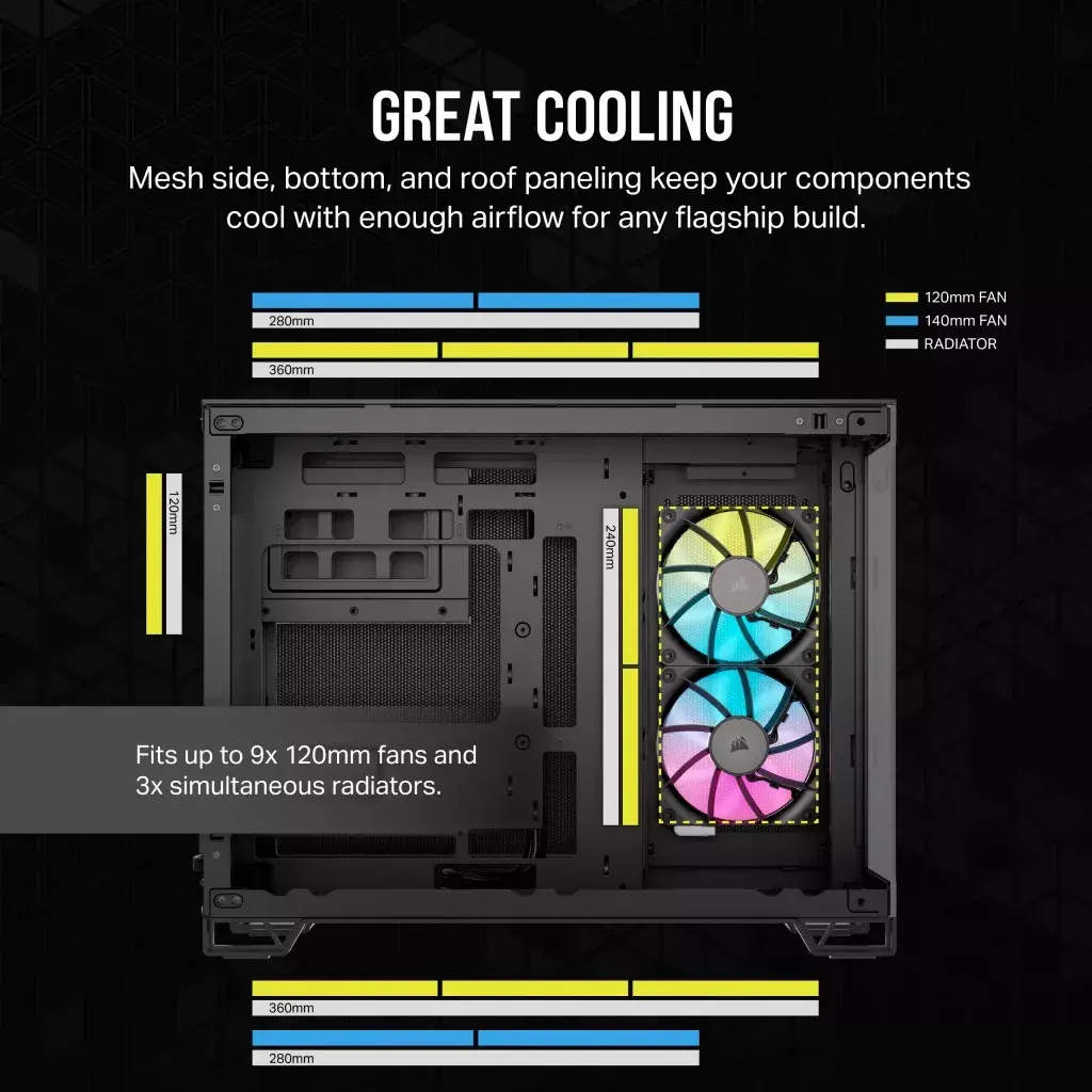 Компьютерный корпус Corsair 2500X RGB Photo 5