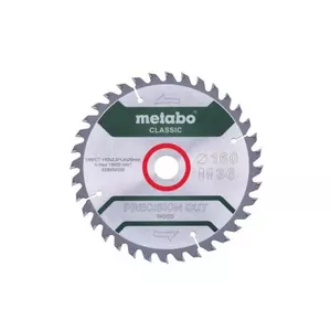 Circular Saw Blade Metabo 628659000 16 cm Bore 2 cm 1 pc
