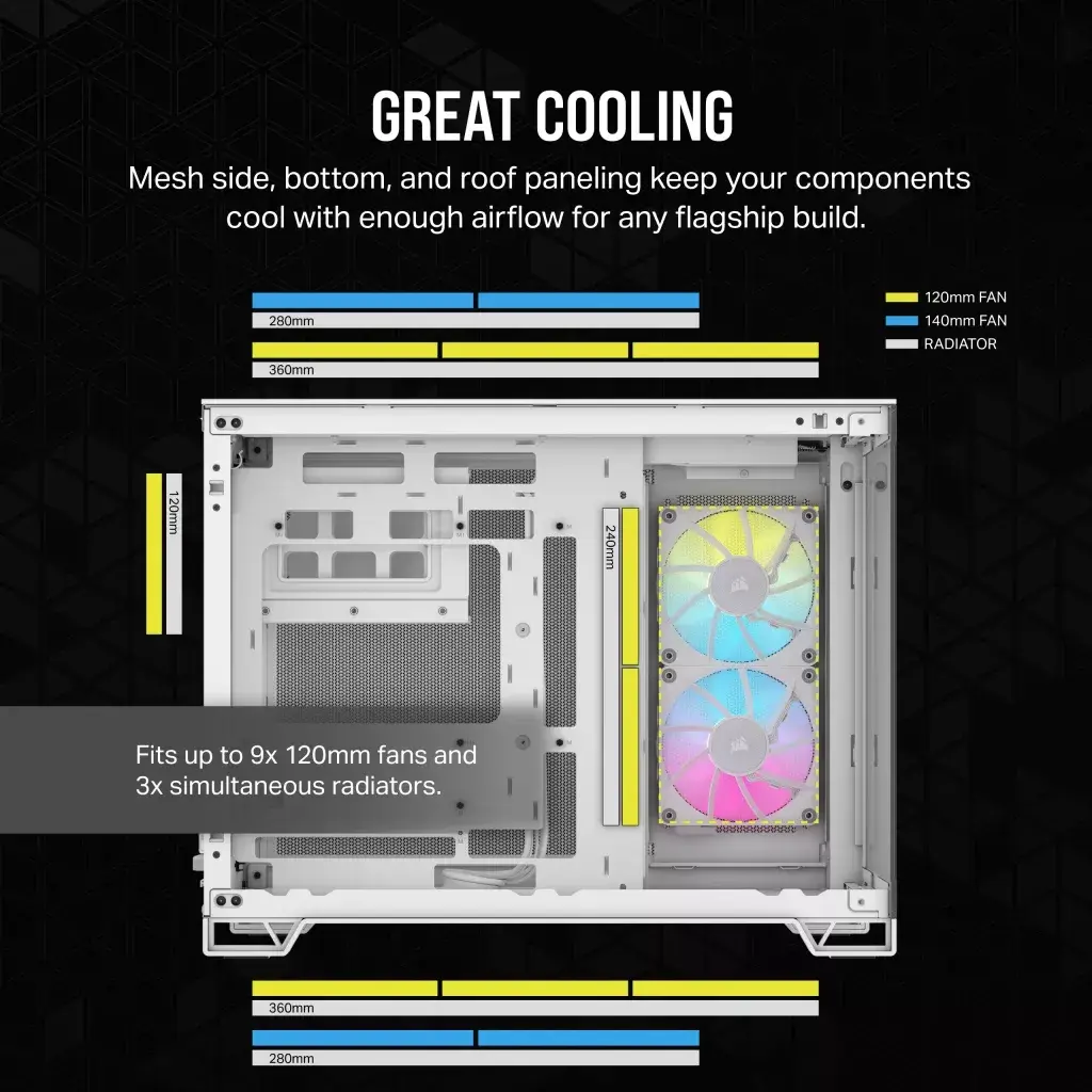 Компьютерный корпус Corsair 2500X RGB Photo 14