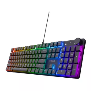 Spēļu tastatūra Trust GXT 866 Torix Mehāniskā USB QWERTZ Melna