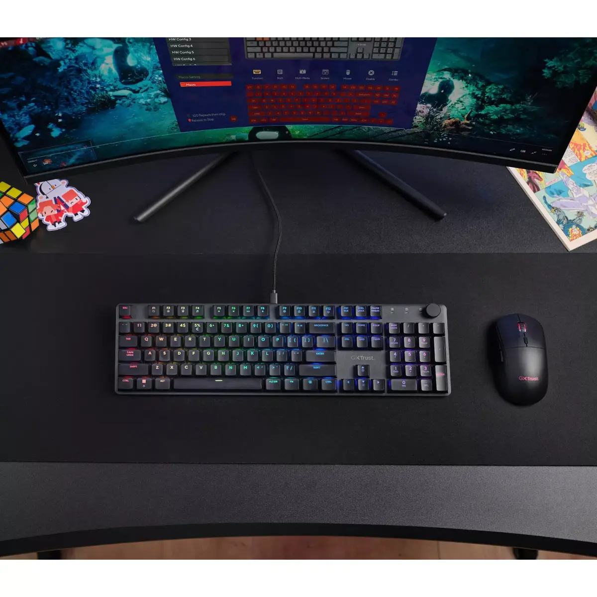 Spēļu tastatūra Trust GXT 866 Torix Photo 9