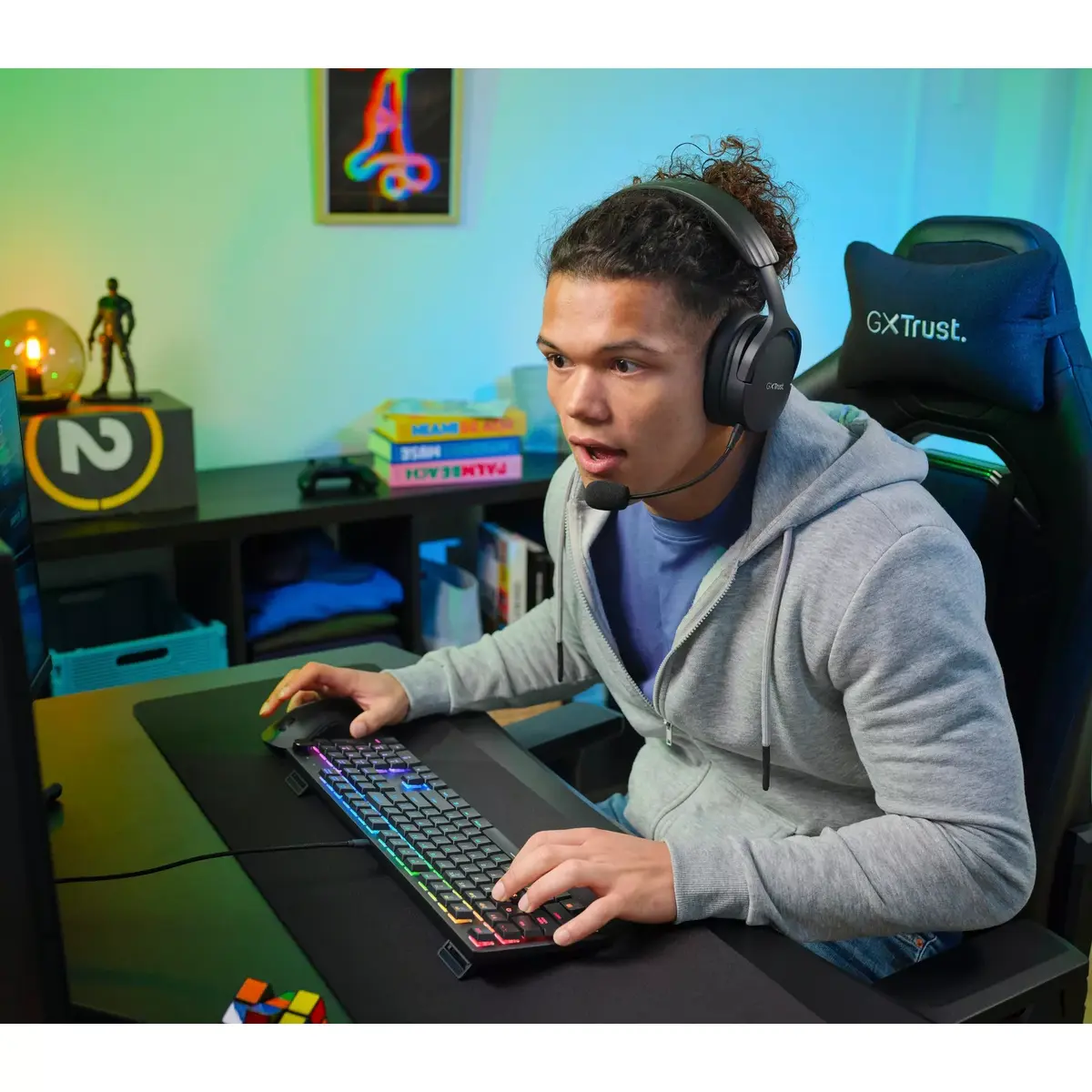 Spēļu tastatūra Trust GXT 866 Torix Photo 11