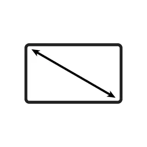 Max. screen size