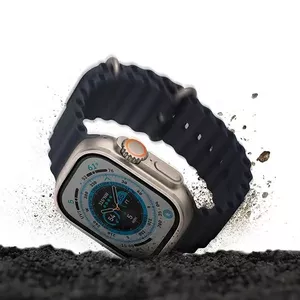 Tempered Glass Uniq Optix Vivid Apple Watch Ultra 49 mm, caurspīdīgs, ar aplikatoru