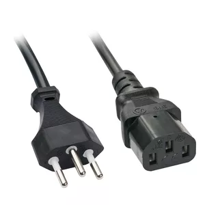 Lindy 30425 power cable Black 0.7 m C13 coupler