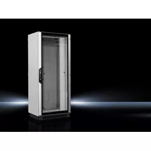 Freestanding rack cabinet Rittal 5307.157 42U, key lock, black/grey, 357 kg max load