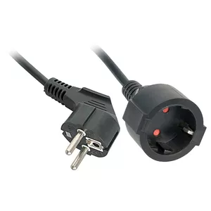 Удлинитель Lindy 30245 5 м 2 AC розетки Черный