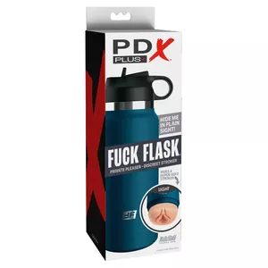 Masturbator Pipedream Flesh Model 1 Discreet Stroker — soft TPE sleeve, total length 23.8 cm, insertion depth 17.8 cm, outer Ø 8.3 cm