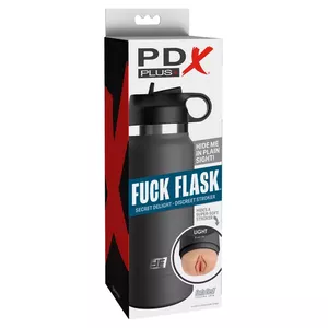 Masturbators Pipedream Flesh Model 2 Discreet Stroker — mīksta TPE piedurkne, kopējais garums 23,8 cm, ievietošanas dziļums 17,8 cm, ceļošanai