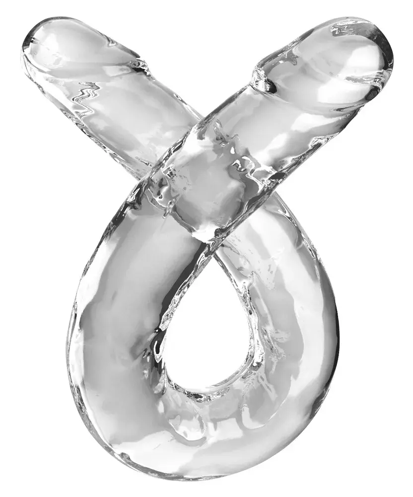 Double-ended dildo King Cock Double Trouble 46 cm Photo 2
