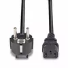 Barošanas kabelis Lindy 3m Schuko 2 pin Plug uz IEC C13 Photo 3