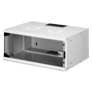 Wall mounted rack Digitus DN-49200 4U 60 kg IP20 Grey