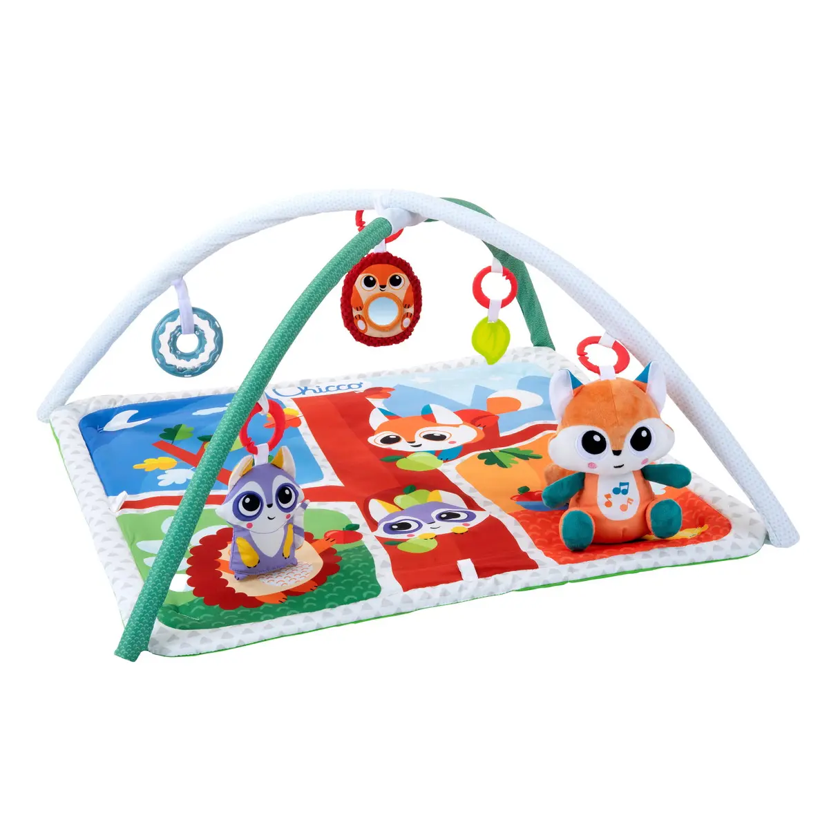 Spēļu paklājs CHICCO Magic Forest mīksts