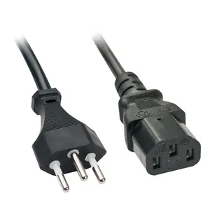 Lindy 30417 Power Cable 2 m Black C13 Coupler to C13 Coupler Female Connectors