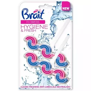 Блоки для унитаза Brait Flowers Duopack 2 x 45 г — ароматические блоки для WC