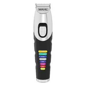 Hair clipper Wahl Color Trim AC/Battery Black Stainless Steel 1.3 cm cutting length, 8 steps, USB charging