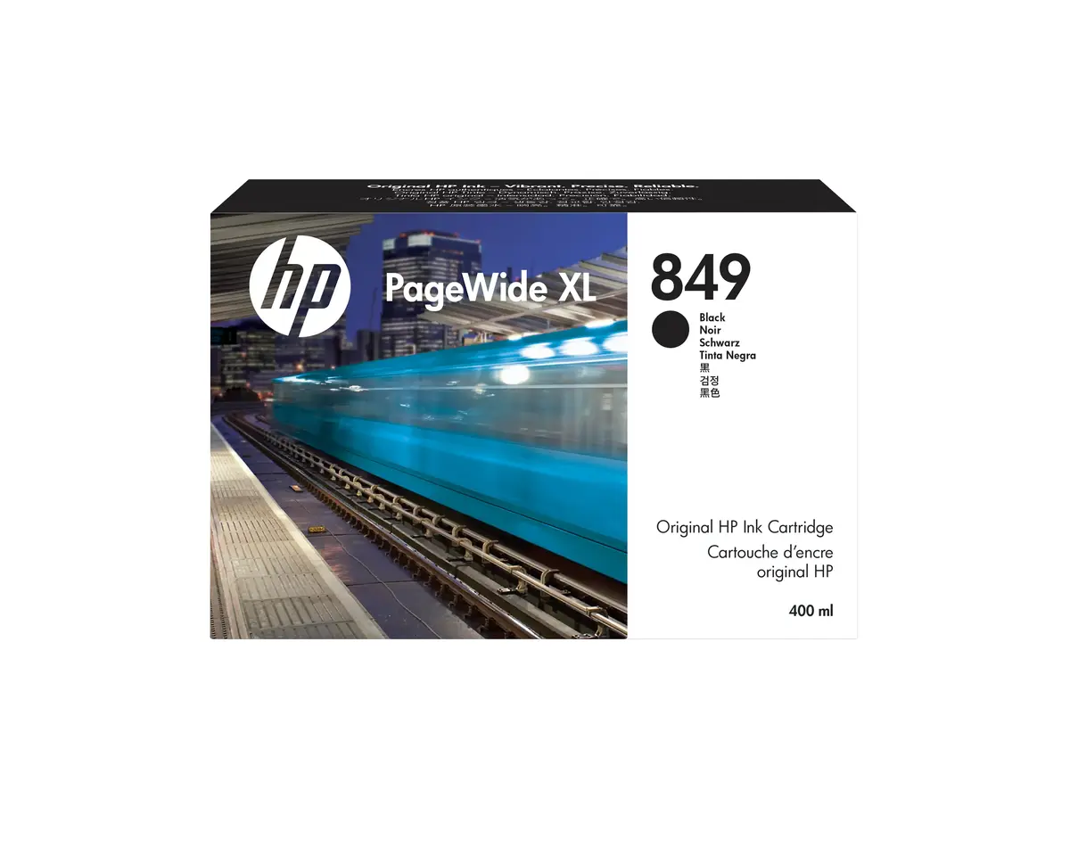HP 849 Melna PageWide XL tintes