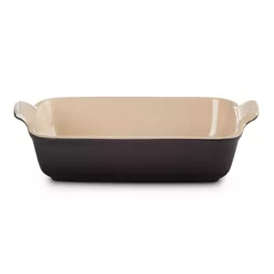 Rectangular Stoneware Baking Dish Le Creuset Heritage 26×19 cm Black