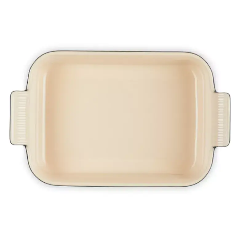 Le Creuset Heritage Rectangular Stoneware 26×19 cm Photo 3