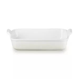 Rectangular Dish Le Creuset Heritage Stoneware 32×24 cm 4 L White